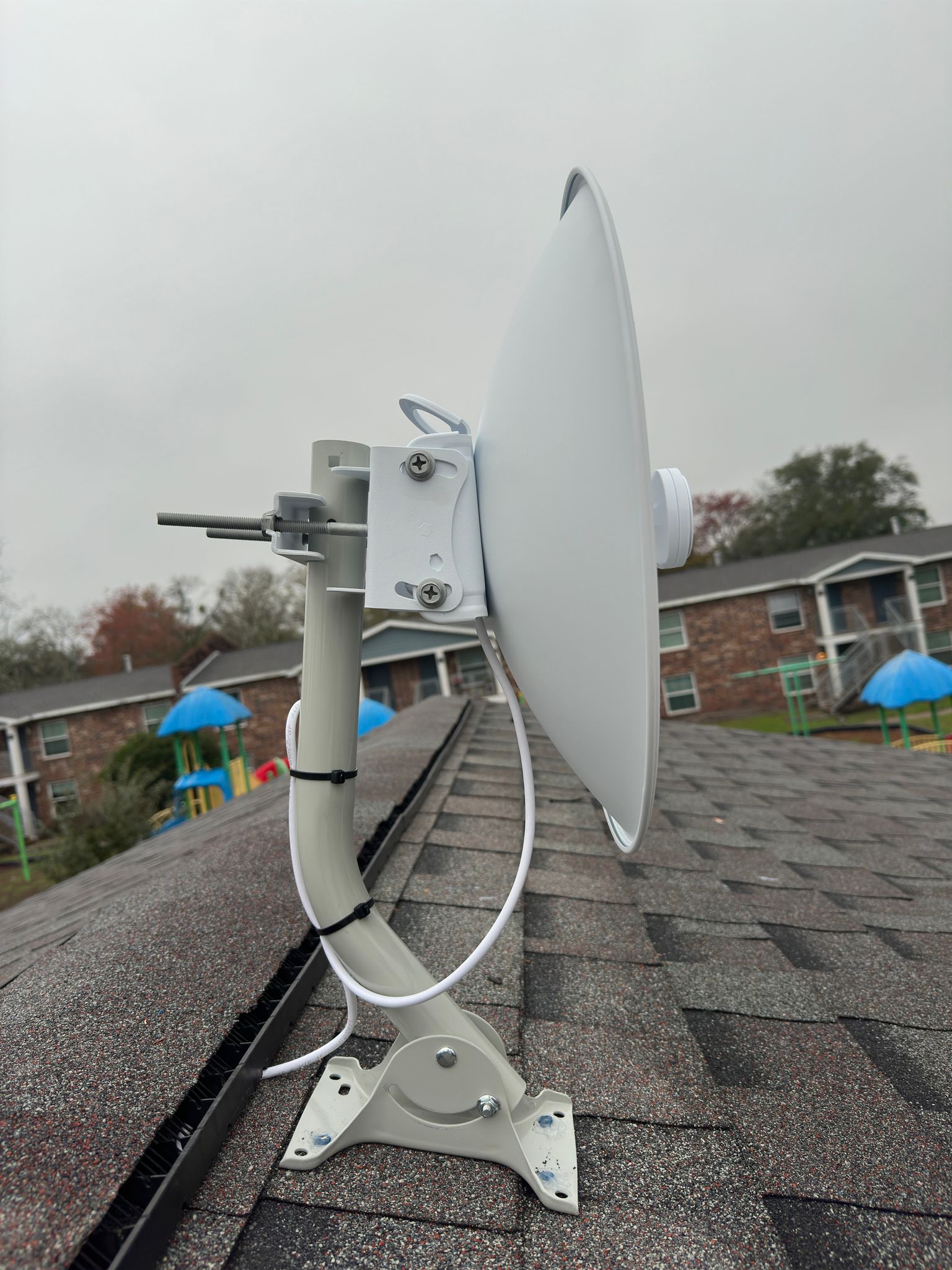 Wireless access point installed at the Valencia Way leasing office